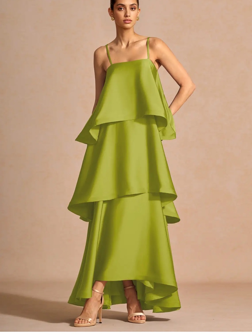 Azazie Atelier Itasca Lemon Green Maxi